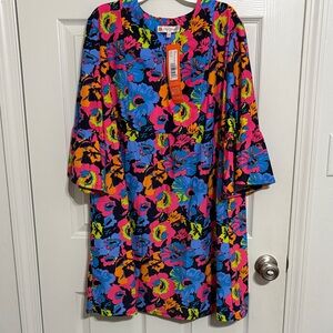 Jude Connally Multicolor Floral Swim Coverup